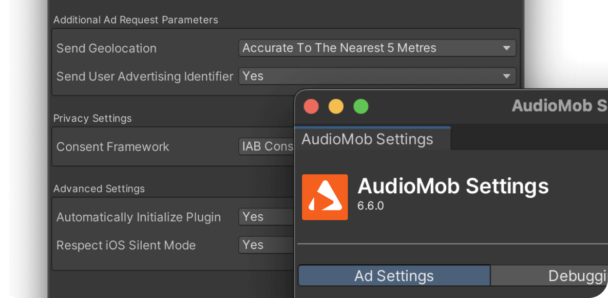 Unity audiomob integration